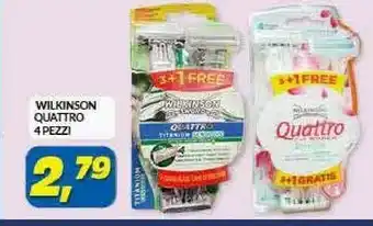 Risparmio Casa Wilkinson sword Quattro 4 Pezzi offerta