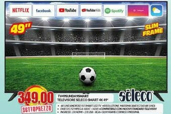 Risparmio Casa Seleco TV49suhda9smart Televisore offerta