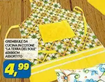 Risparmio Casa Grembiule Da Cucina In Cotone offerta