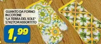 Risparmio Casa Guanto Da Forno In Cotone offerta