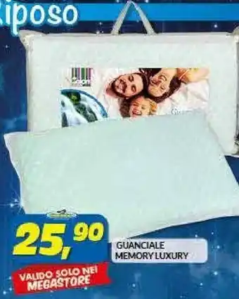 Risparmio Casa Guanciale Memory Luxury offerta