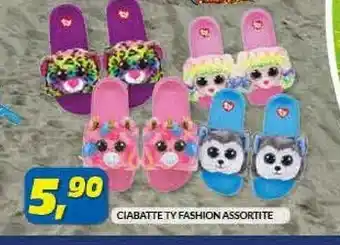 Risparmio Casa Ty Ciabatte Fashion Assortite offerta
