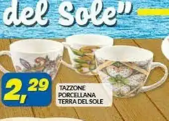 Risparmio Casa Tazzone Porcellana Terra Del Sole offerta