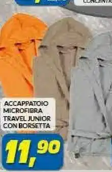 Risparmio Casa Accappatoio Microfibra Travel Junior offerta