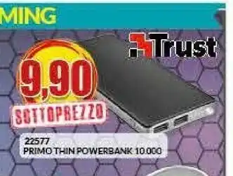 Risparmio Casa Trust 22577 Primo Thin Powerbank offerta