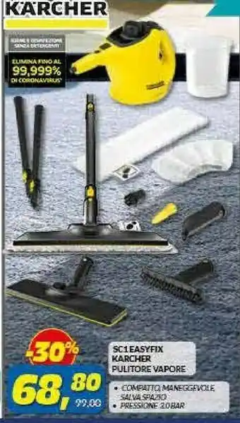 Risparmio Casa Kärcher Sc1easyfix Pulitore Vapore offerta