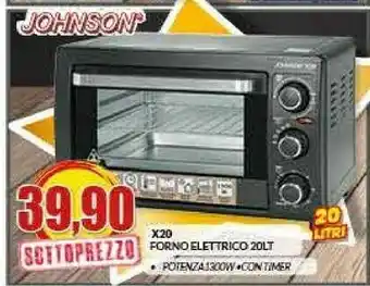 Risparmio Casa Johnson Forno Elettrico 20 Lt offerta