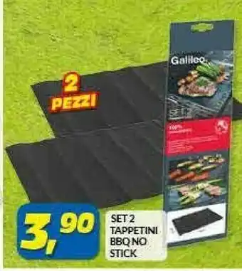 Risparmio Casa Set 2 Tappetini Bbq offerta