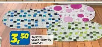 Risparmio Casa Tappeto Vasca Flowers offerta