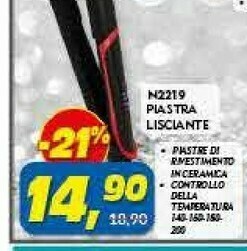 Risparmio Casa N2219 Piastra Lisciante offerta