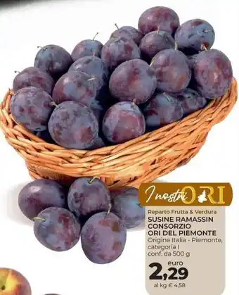 Spazio Conad Susine Ramassin Consorzio Ori Del Piemonte offerta