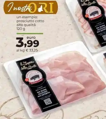 Spazio Conad Prosciutto Cotto Alta Qualità 120 g offerta