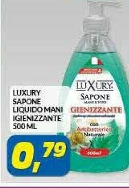 Risparmio Casa Luxury Sapone Liquido Mani Igienizzante offerta