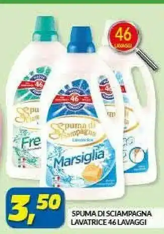 Risparmio Casa Spuma di Sciampagna Lavatrice 46 Lavaggi offerta