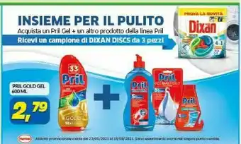 Risparmio Casa Dixan Gold Gel offerta