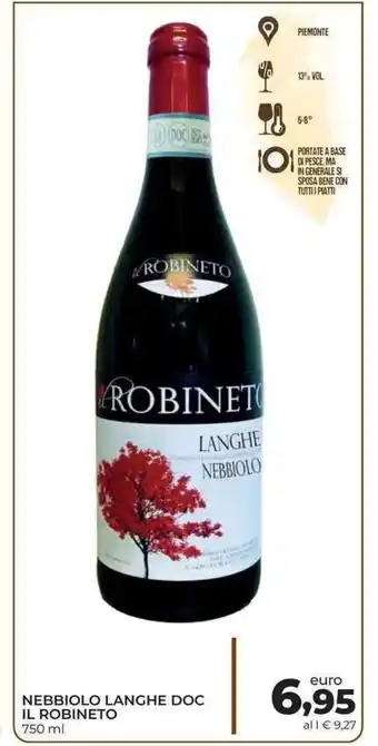 IL Robineto Nebbiolo Langhe DOC 750 ml