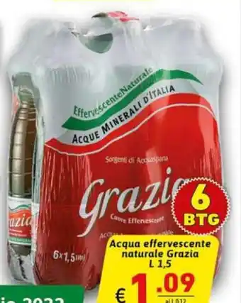 Grazia Acqua Effervescente Naturale L 1,5
