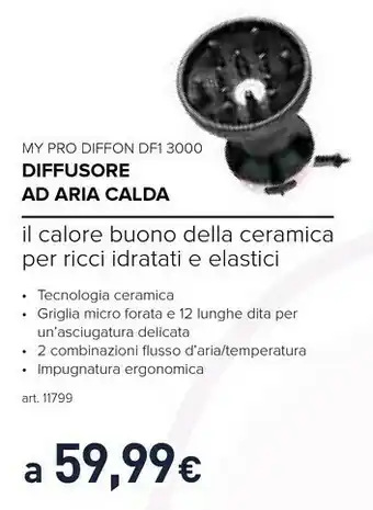 Unieuro Imetec Diffusore Ad Aria Calda My Pro Diffon Ceramic offerta