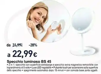 Beurer Specchio Luminoso