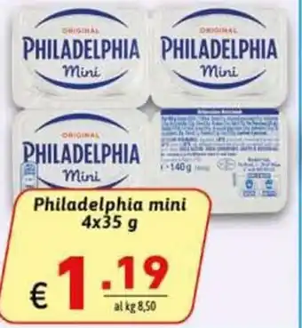 Ipercarni Philadelphia mini 4x35 g offerta