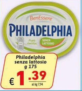 Philadelphia senza lattosio g 175