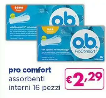 O.b. ProComfort Super Assorbente Interno 16 Pezzo(i)