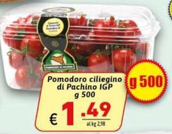 Pomodoro Ciliegino di Pachino IGP g 500