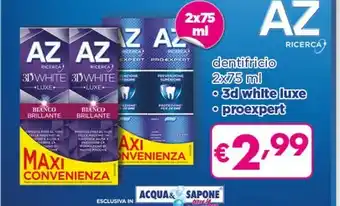 Acqua & Sapone Az 3d White Luxe O Proexpert offerta