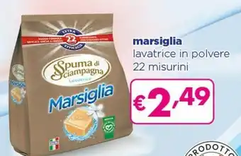 Acqua & Sapone Spuma Di Sciampagna Marsiglia Lavatrice In Polvere offerta
