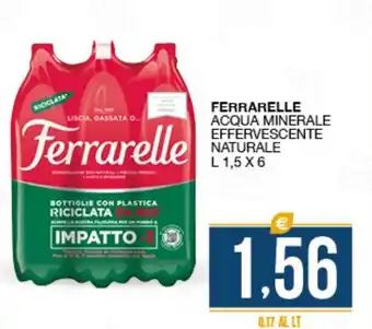 Ferrarelle Acqua Minerale Effervescente Naturale L 1,5x6