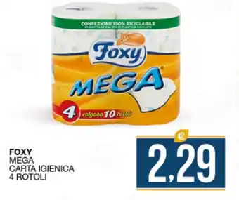 SeBón Supermercati Foxy Mega Carta Igienica 4 Rotoli offerta