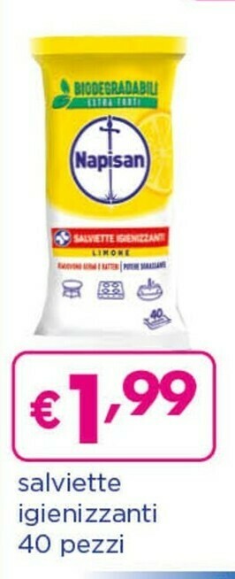 Acqua & Sapone Napisan Salviette Igienizzanti offerta