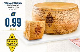 SeBón Supermercati Grana Padano Stagionato 16 mesi Dop offerta