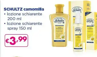 Acqua & Sapone Schullz Lozione Schiarente Camomilla offerta