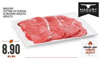 SeBón Supermercati Mazury Fettine di Coscia di Bovino Adulto offerta
