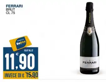 SeBón Supermercati Ferrari Brut cl 75 offerta