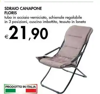Bennet Floris Sdraio Canapone Floris offerta
