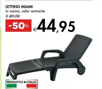 Bennet Lettino Miami offerta