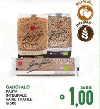 SeBón Supermercati Garofalo Pasta Integrale varie trafile g 500 offerta