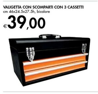 Bennet Valigetta Con Scomparti Con 3 Cassetti C offerta