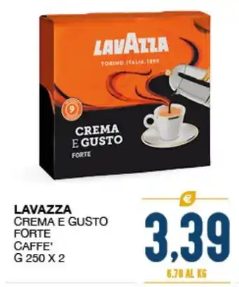 SeBón Supermercati Lavazza Crema E Gusto Forte Caffe' g 250x2 offerta
