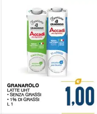 SeBón Supermercati Granarolo Latte UHT Senza Grassi/1% di Grassi L 1 offerta
