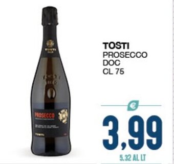 SeBón Supermercati Tosti Prosecco DOC cl 75 offerta