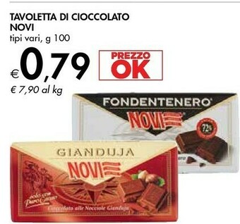 Bennet Novi Tavoletta Di Cioccolato 100 G offerta