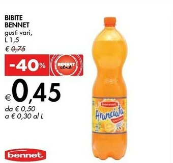 Bennet Bennet Bibite 1,5 L offerta