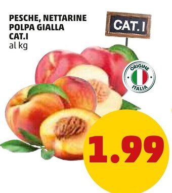 PENNY Pesche, Nettarine Polpa Gialla Cat. I offerta