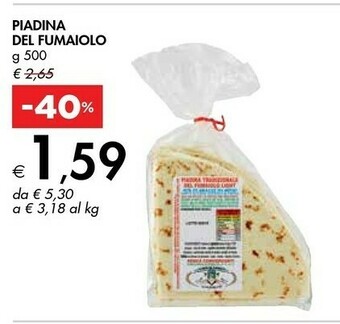 Bennet Piadina Del Fumaiolo 500 G offerta