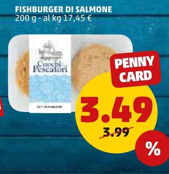 PENNY Fishburger Di Salmone 200 g offerta