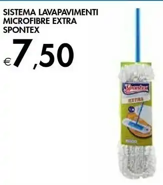 Bennet Spontex Sistema Lavapavimenti Microfibre Extra offerta
