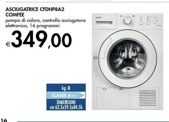 Comfee Asciugatrice CFDHP8A2